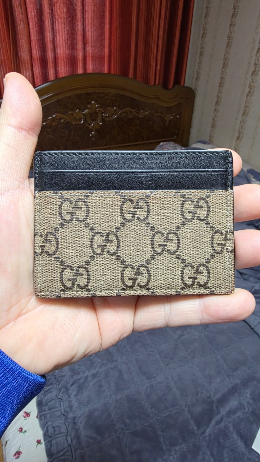 (정품) 구찌 킹스네이크(뱀) GG 수프림 반지갑/개인/팝니다. 상품이미지3