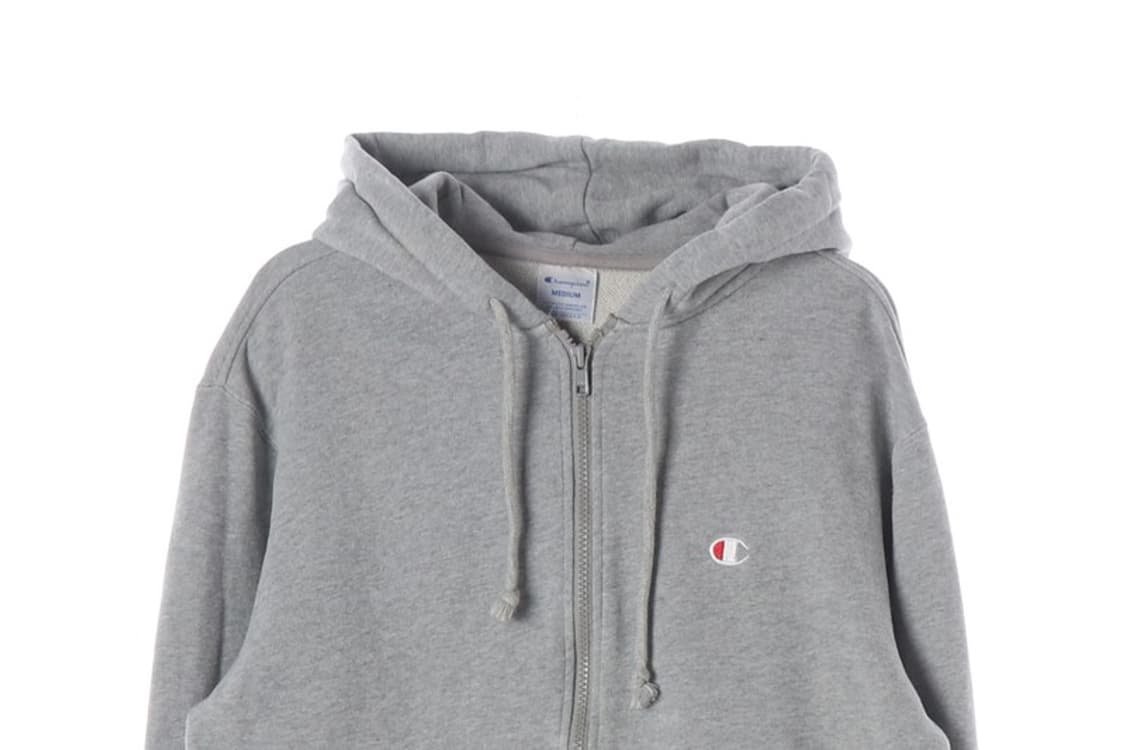 챔피온 재팬라인 스몰로고 후드 집업 상품이미지3