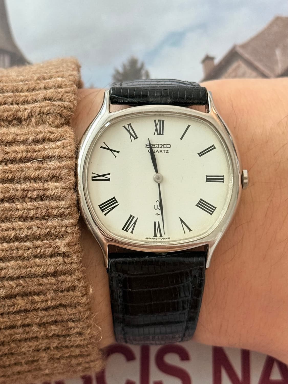 Seiko 세이코 Roman index  White Diel 상품이미지7