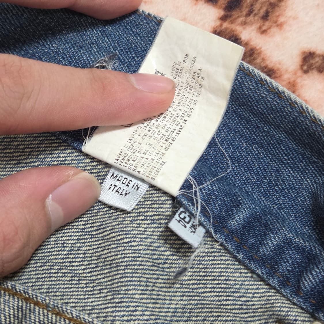 AJ Made in Italy 데미지 플레어진 상품이미지9