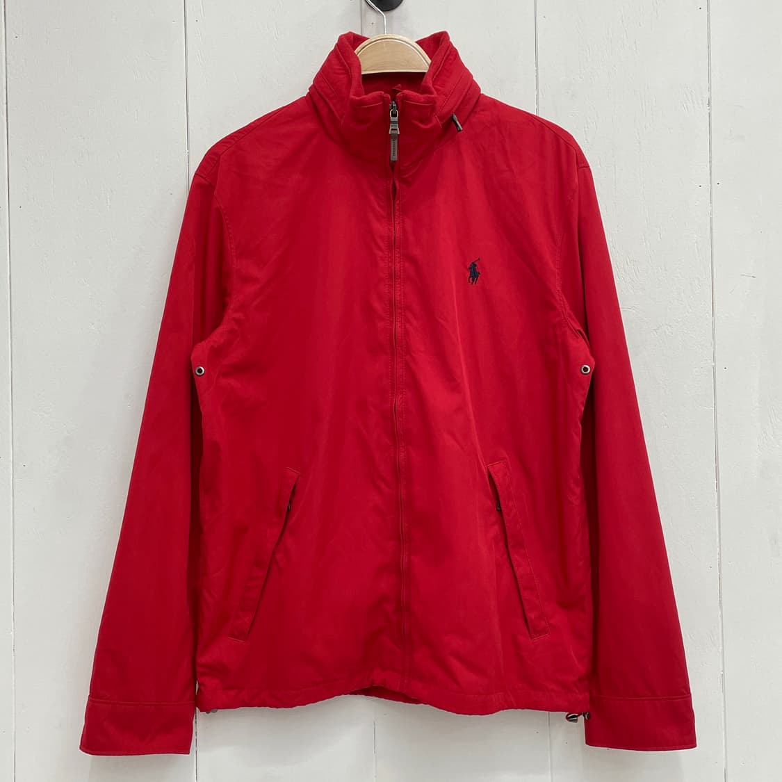 폴로 랄프로렌 레드 후드 집업 자켓 상품이미지9