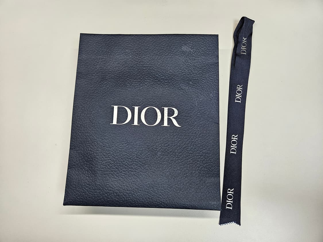 [정품, A급]디올 CD 아이콘 카프스킨 지퍼 카드지갑 상품이미지10