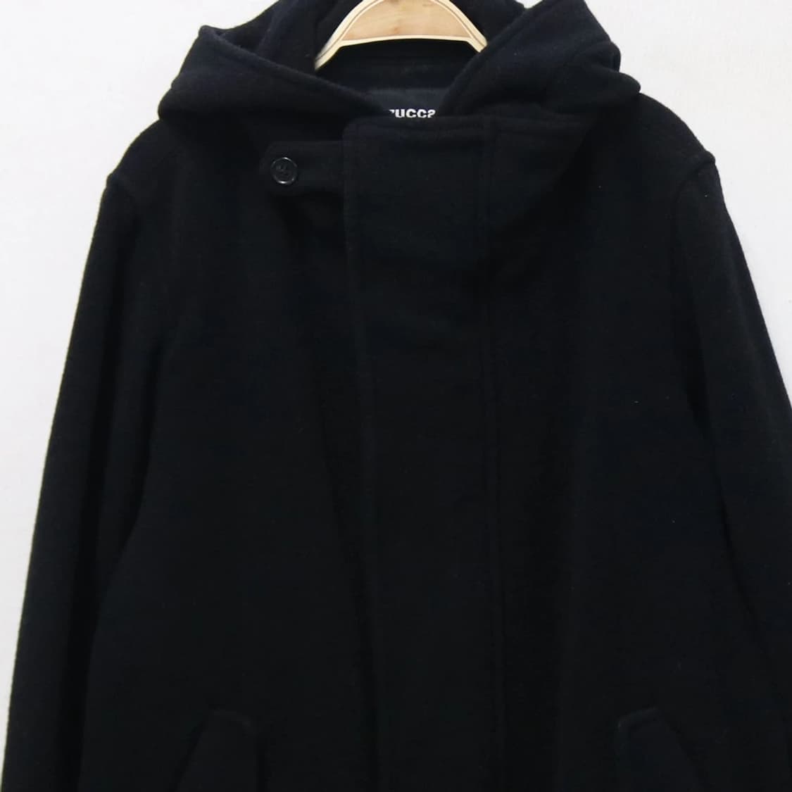 주카 Y2K 울 혼방 후드 코트 60448 상품이미지5