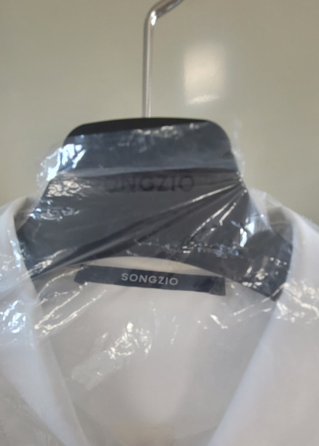 송지오 아크엔젤 베일드 셔츠 화이트 48사이즈 새거 상품이미지7