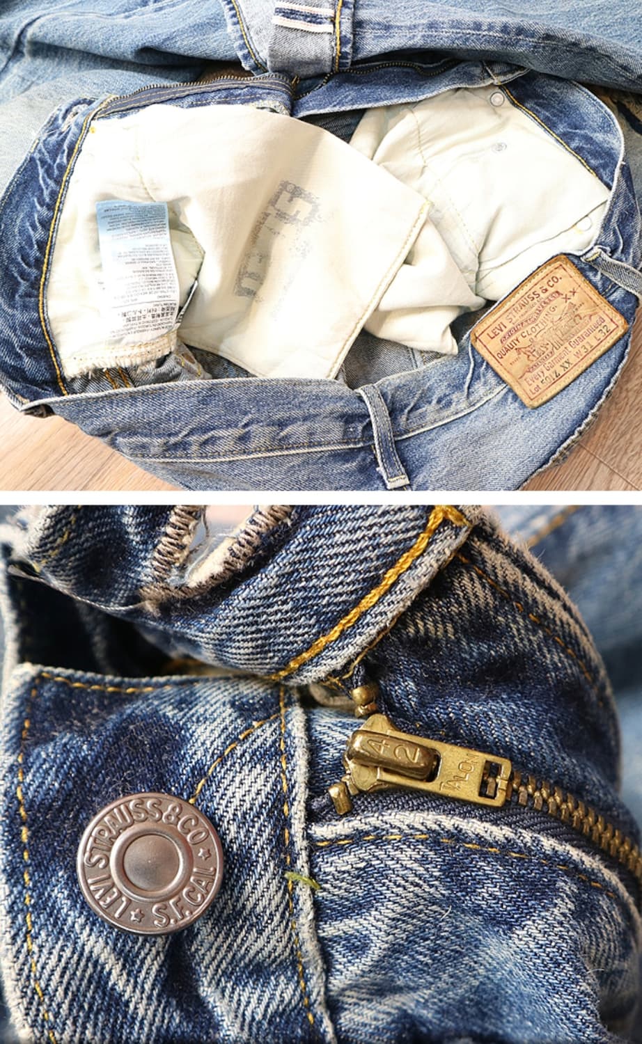 LVC LEVIS 리바이스 54 501ZXX 빅E 셀비지 데님 1954년 상품이미지9