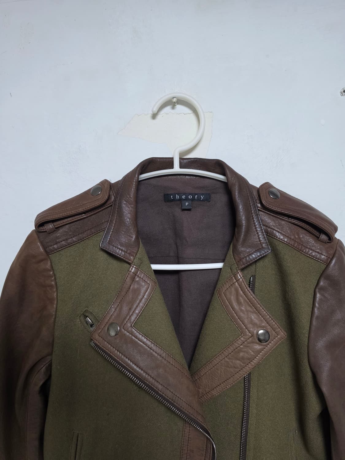 theory 여성 양가죽 라이더 자켓 P(000) 상품이미지3