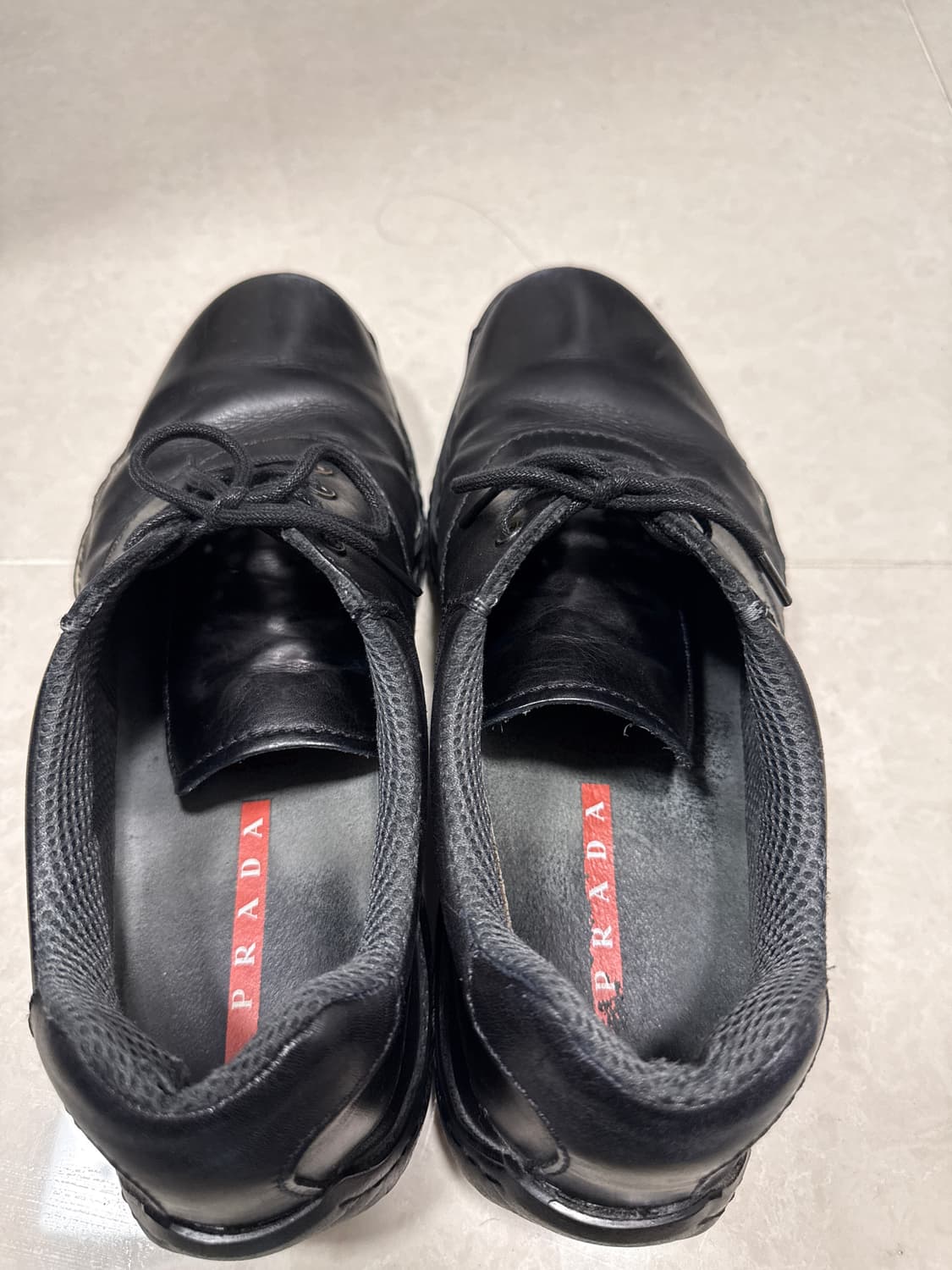90s Prada lace Up Shoes 270 상품이미지3