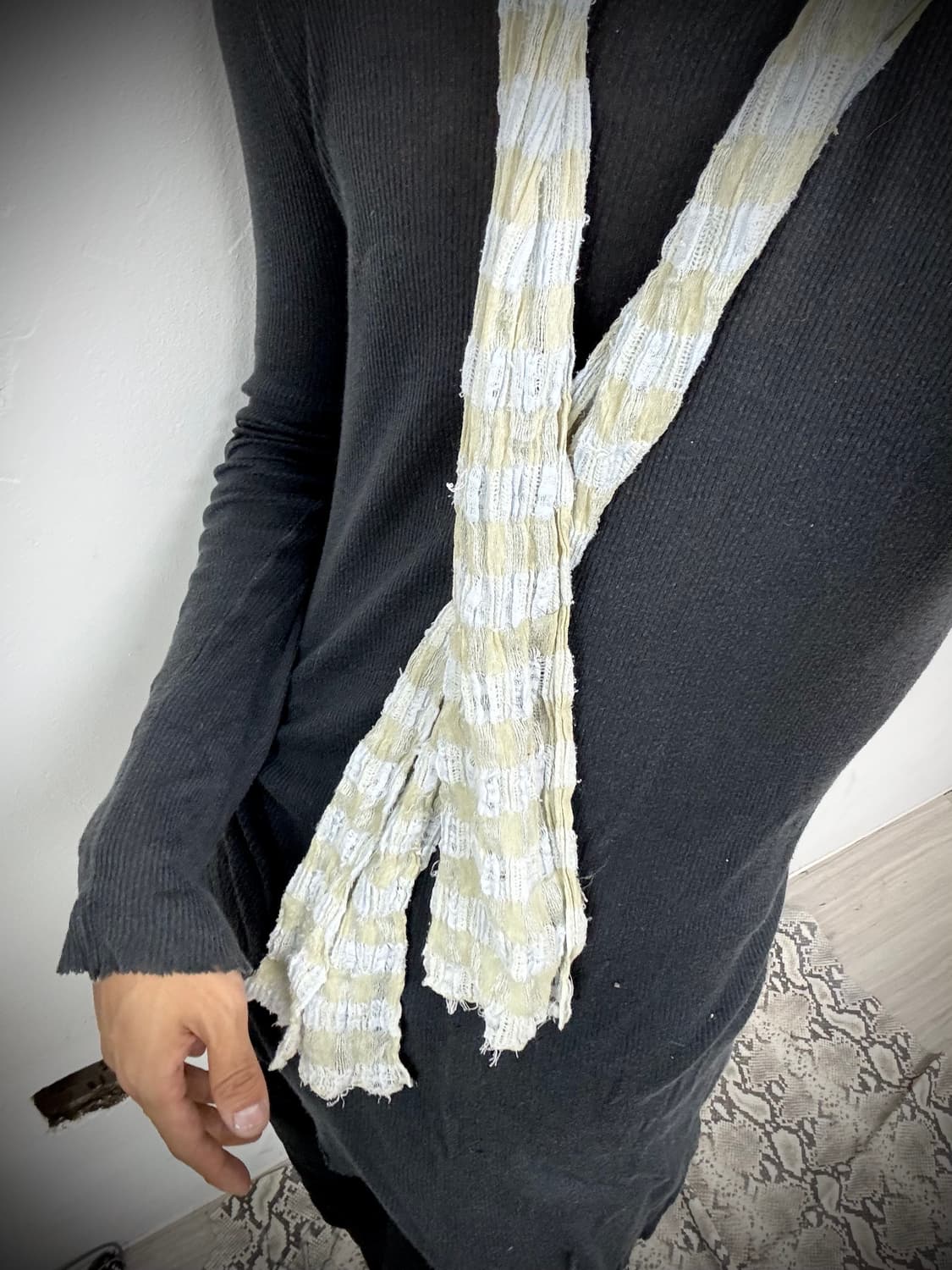 “Vintage” Nerd Stripe Scarf 상품이미지3