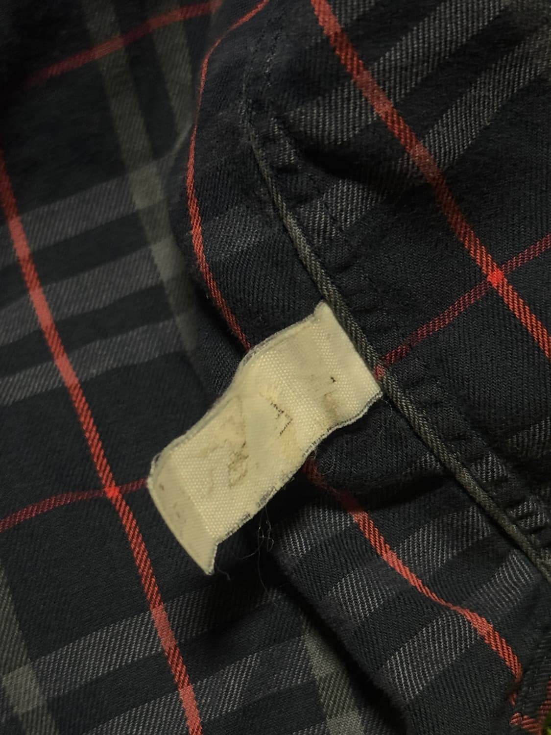 버버리 노바체크 셔츠 네이비 L 상품이미지6