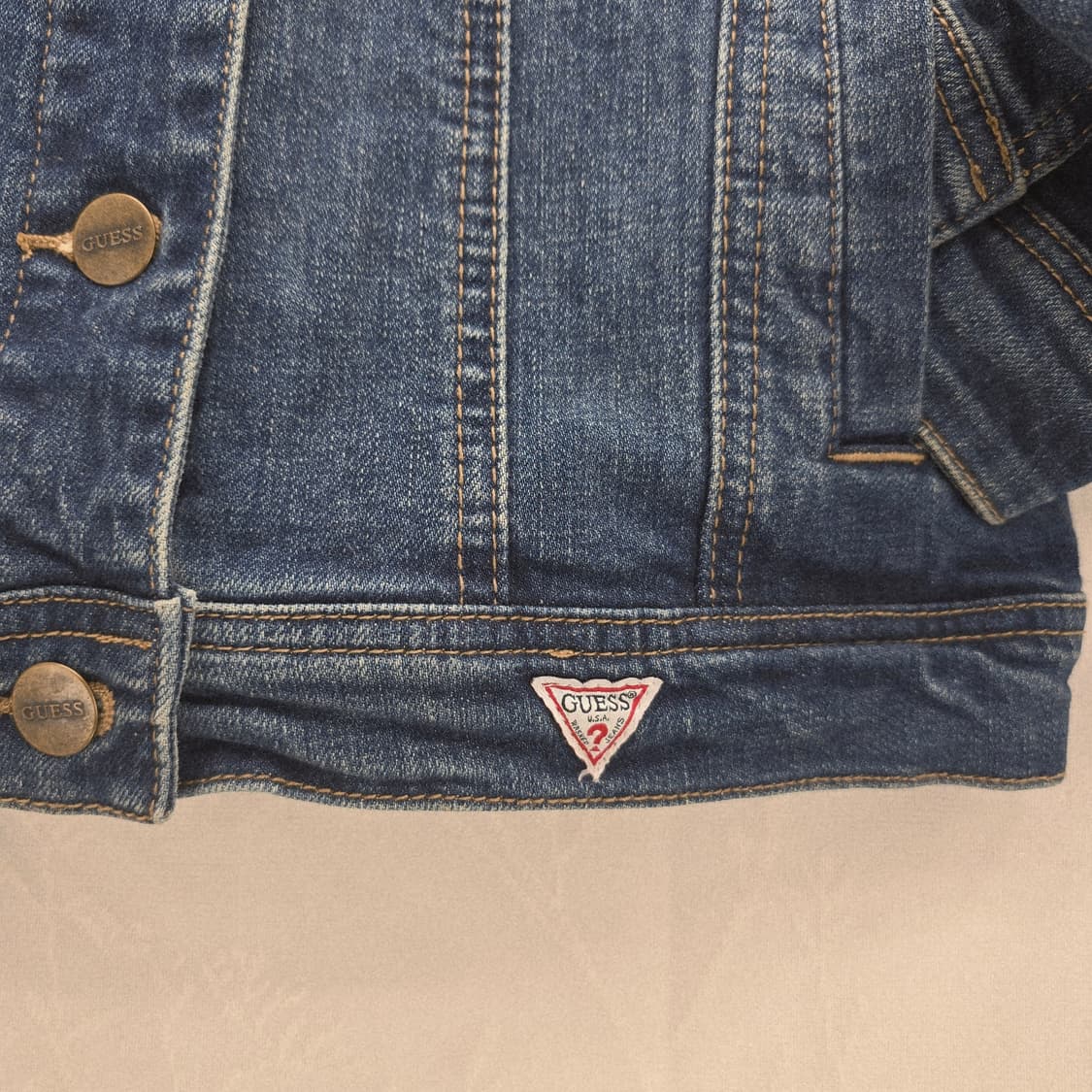 게스 데님 청자켓 여성 상품이미지4