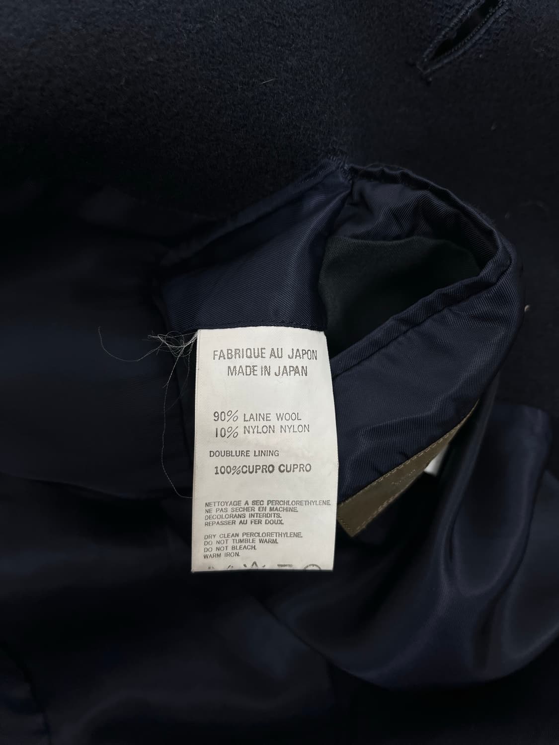 90s Y's for man by Yohji Yamamoto 싱글 코트 상품이미지9