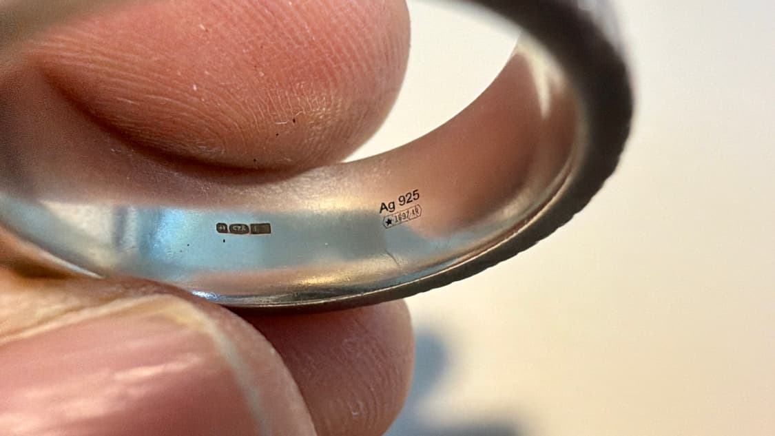 [상태S급] 구찌 더블G 반지 실버 18호 풀박스 판매합니다 상품이미지5