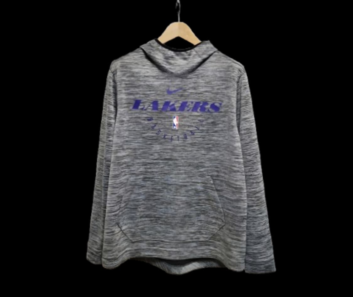 남성 빅사이즈 나이키 NBA LA LAKERS 레이커스 기능성 후드티 상품이미지2