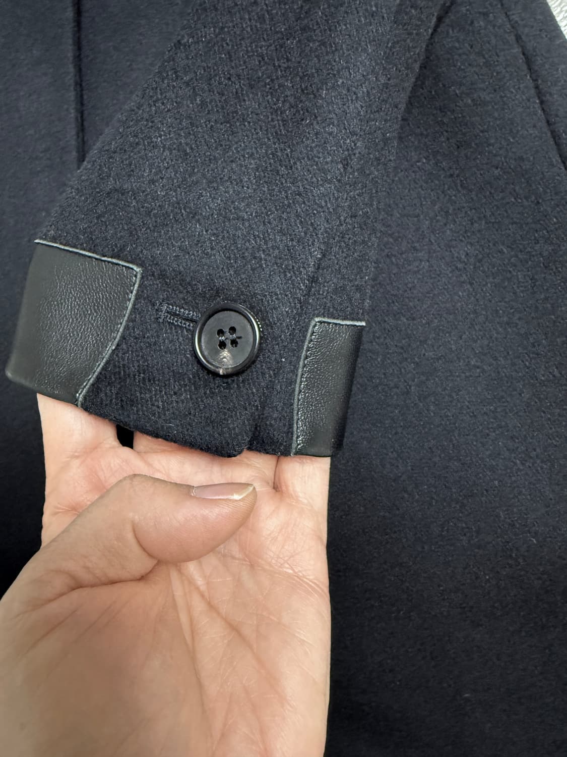 올세인츠 2way 카라 울실크 코트 상품이미지6