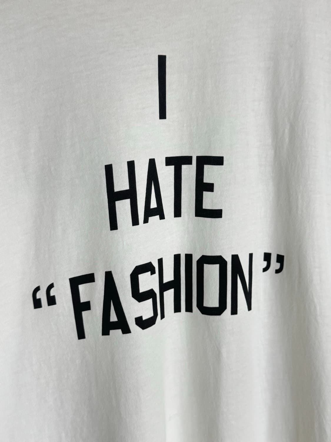 써네이 I HATE FASHION 반팔 티셔츠 상품이미지3