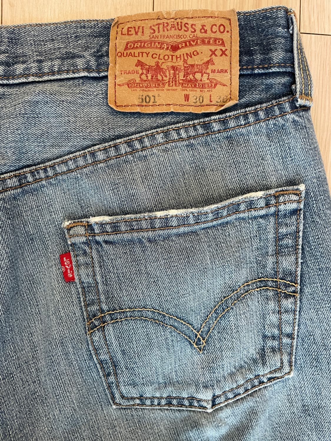00s 빈티지 리바이스 501 30x30 (실측 30x27) 상품이미지3