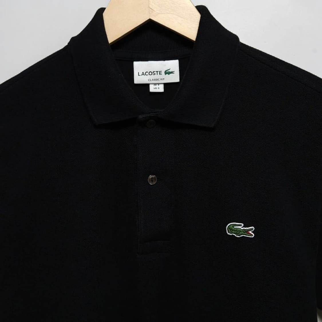 95~100 LACOSTE 라코스테 블랙 카라티 여름 상품이미지2