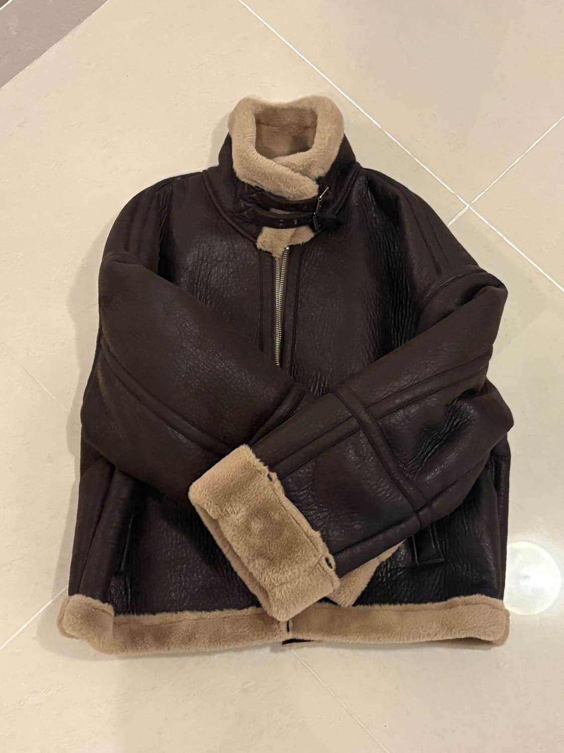 VTWO 빈티지맛 레더자켓 상품이미지1