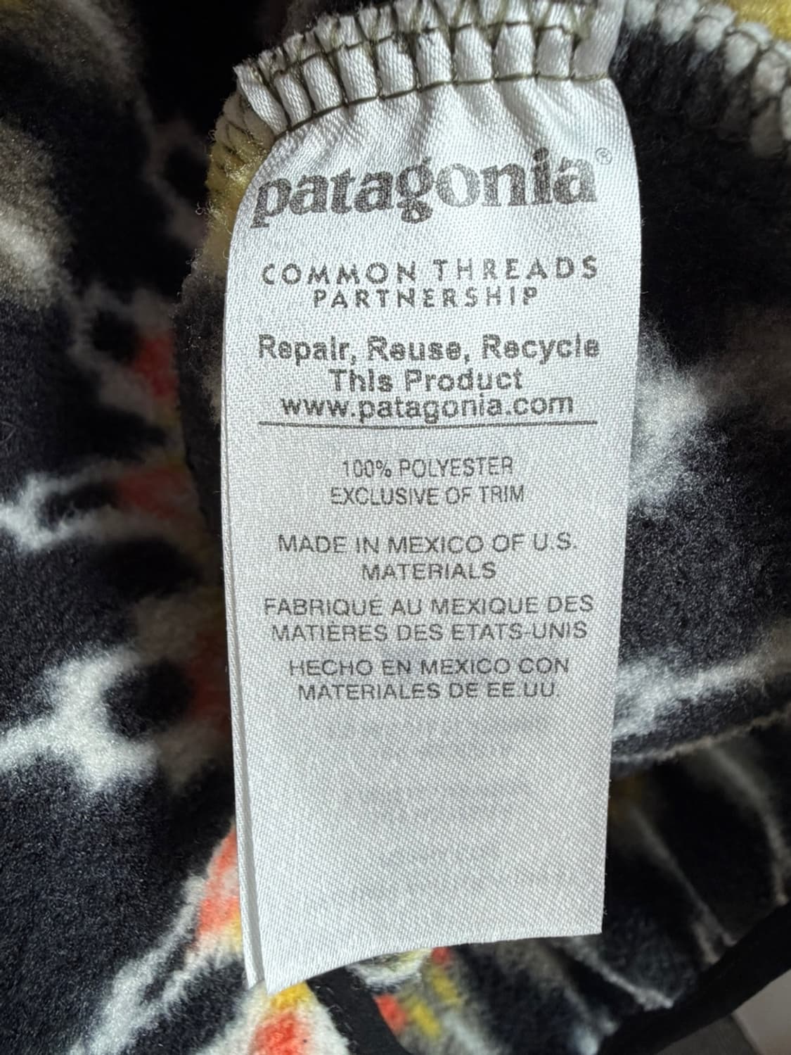 파타고니아 포레스트 카펫 신칠라 스냅티 풀오버 플리스  상품이미지5