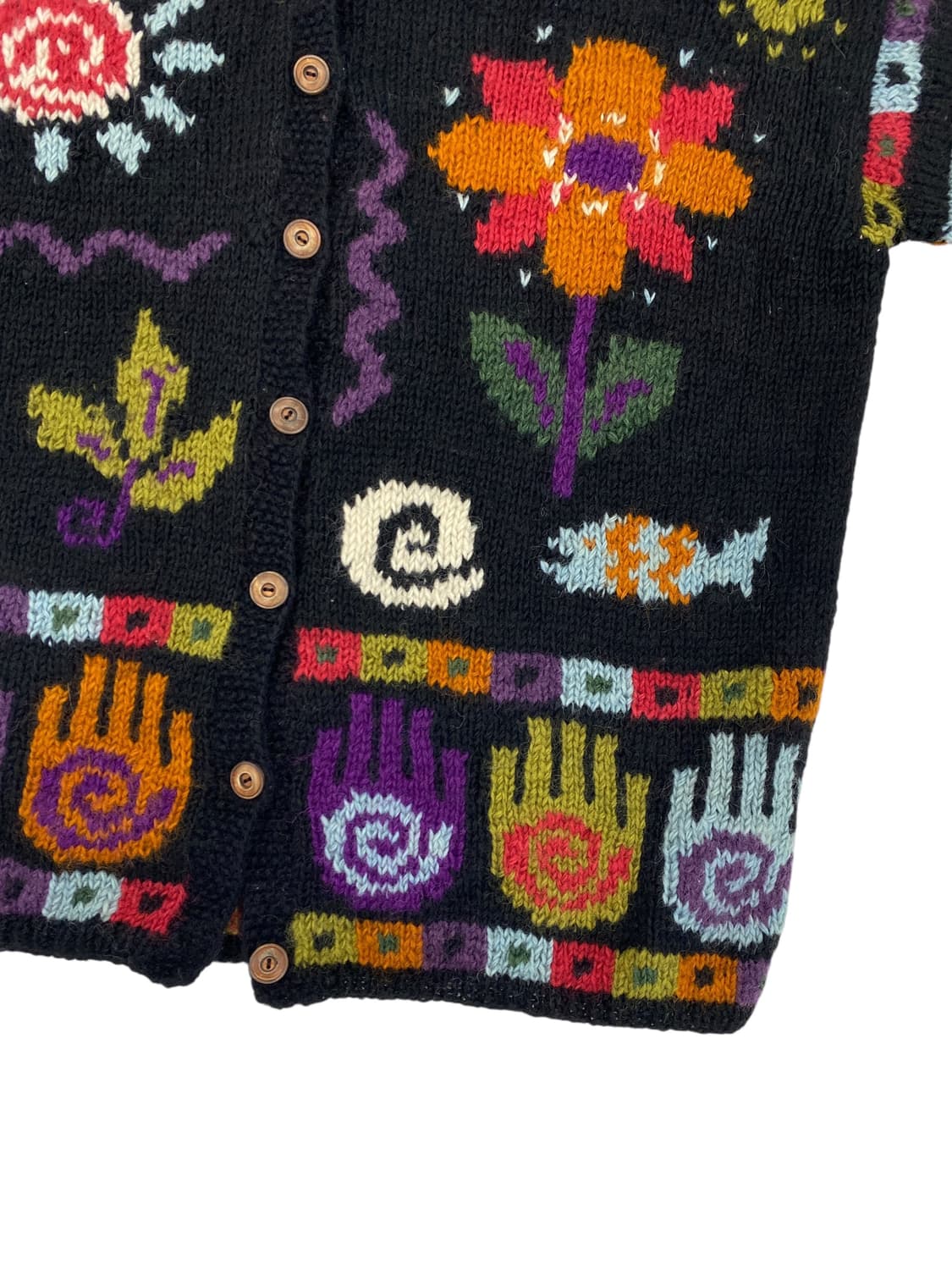 Newari 핸드니트 패턴 가디건 상품이미지4