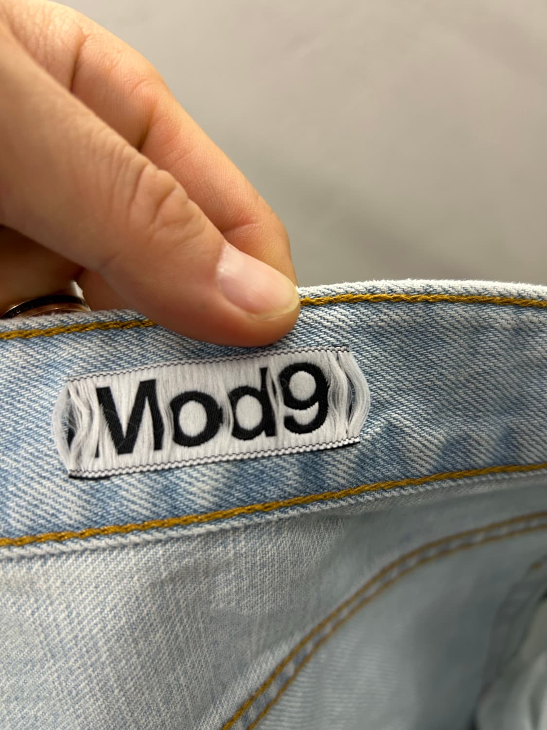 Mod9 연청 데미지 워싱 데님 상품이미지6