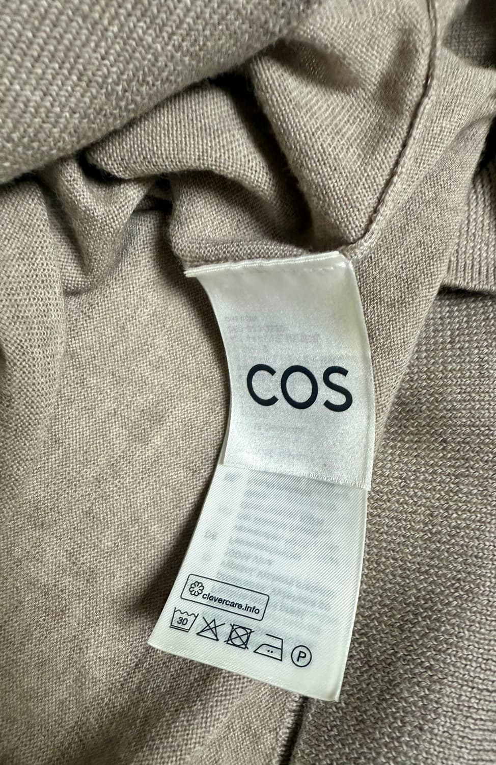 COS Wool Beige Minimal Knit (L) 상품이미지4