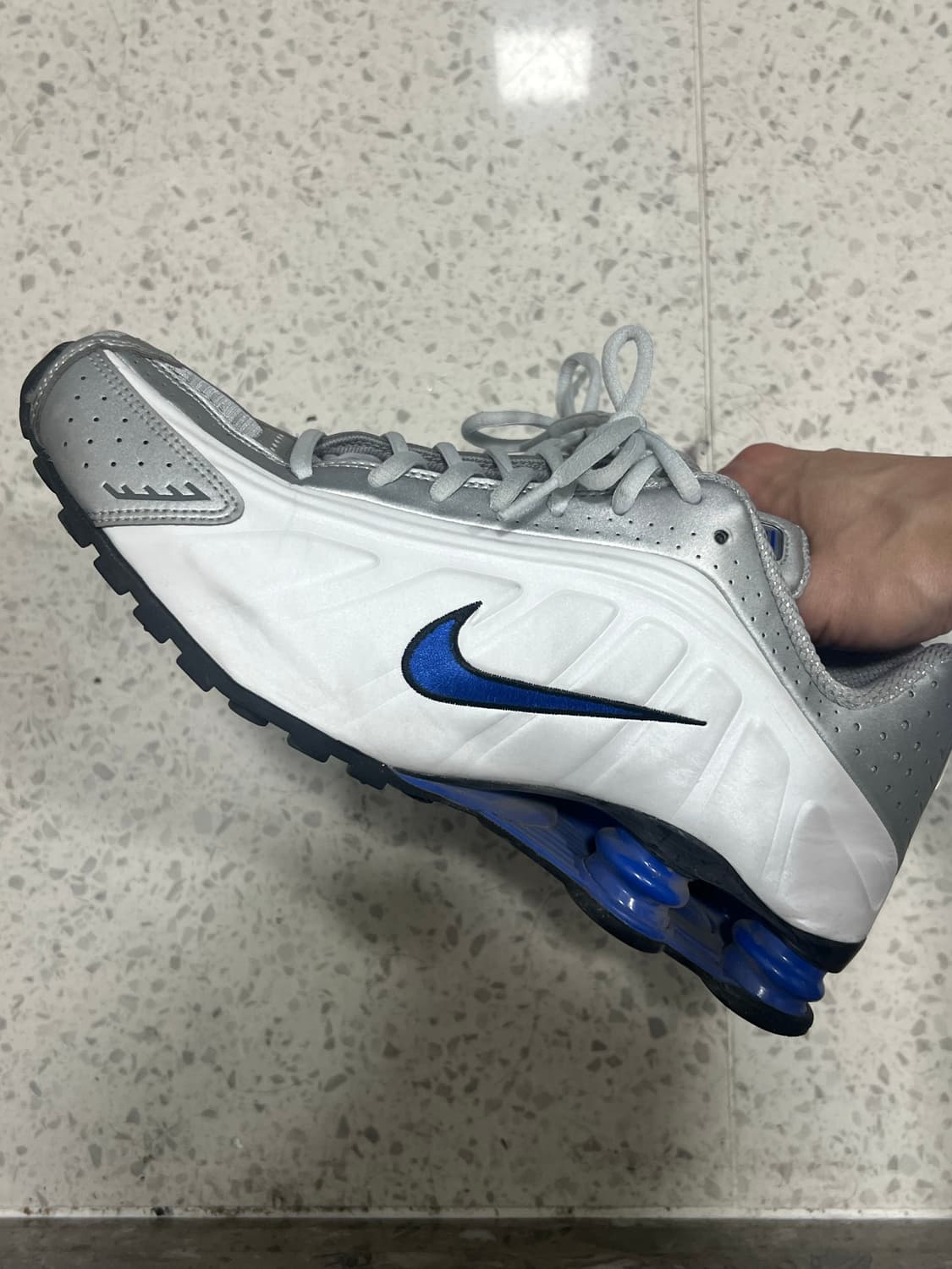 나이키 샥스 R4 화이트 레이서 블루 285 상품이미지3