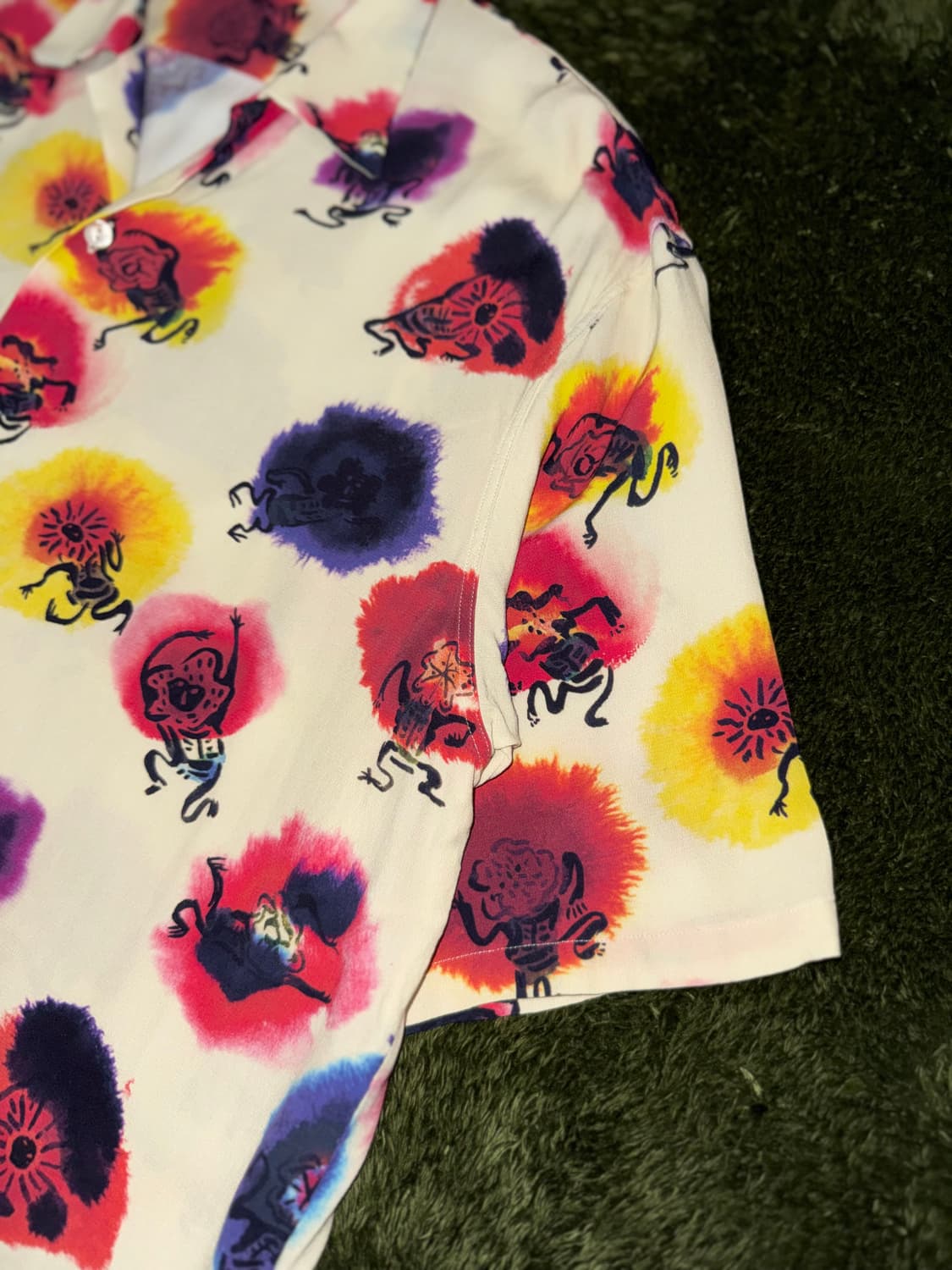 [XL] 사스콰치패브릭스 카신 레이온 오픈 카라 하프 셔츠 상품이미지4