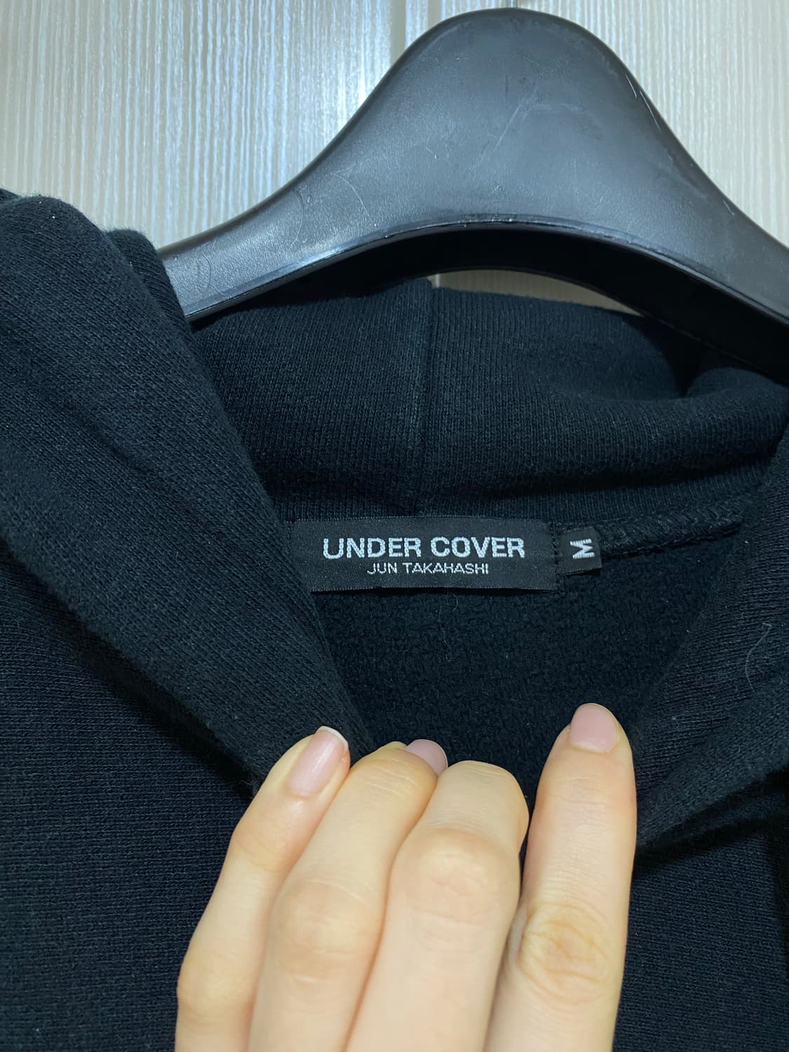 언더커버(undercover)블랙 후드티 M 상품이미지3