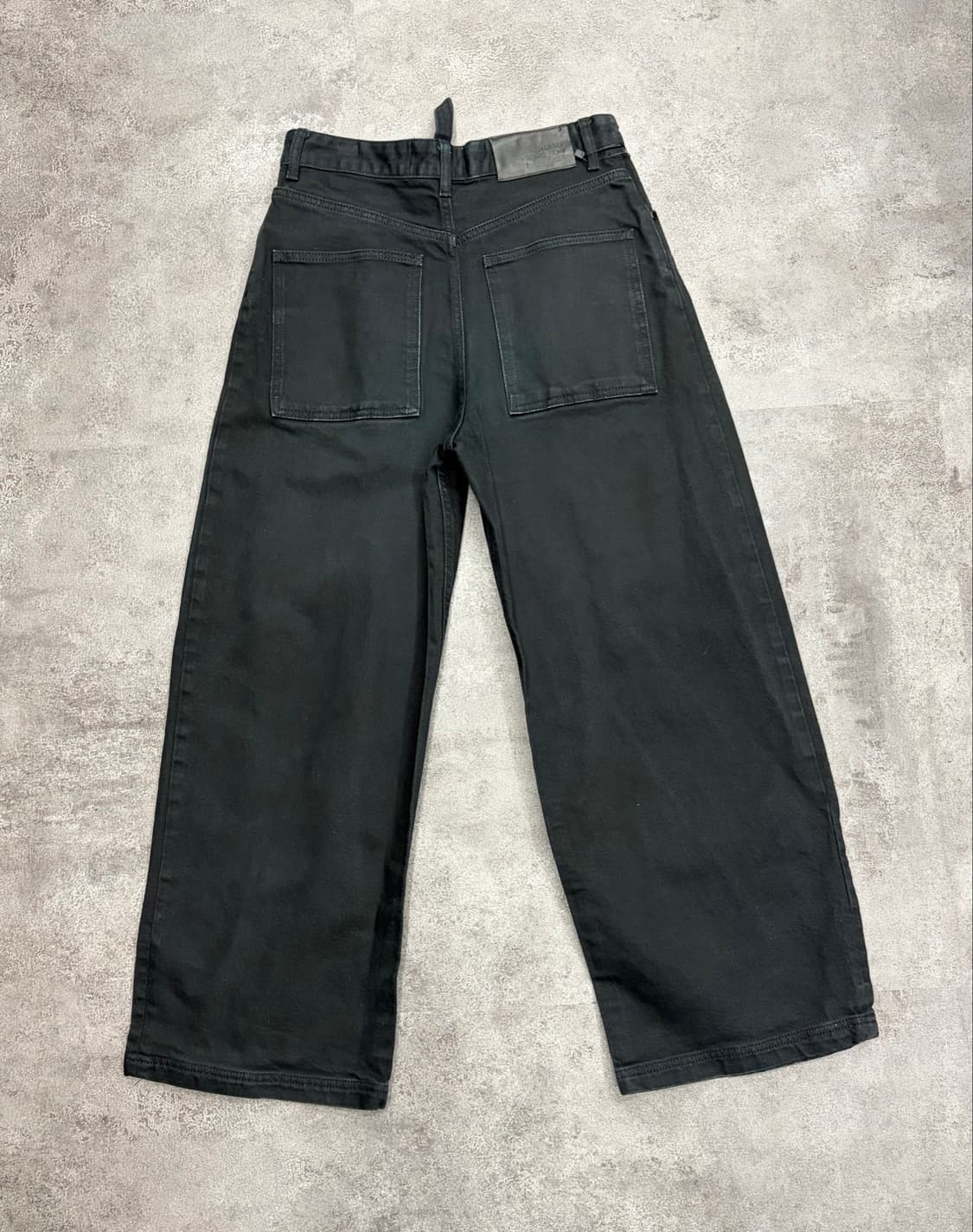 ZARA x Studio Nicholson 와이드 블랙 데님 팬츠 상품이미지5