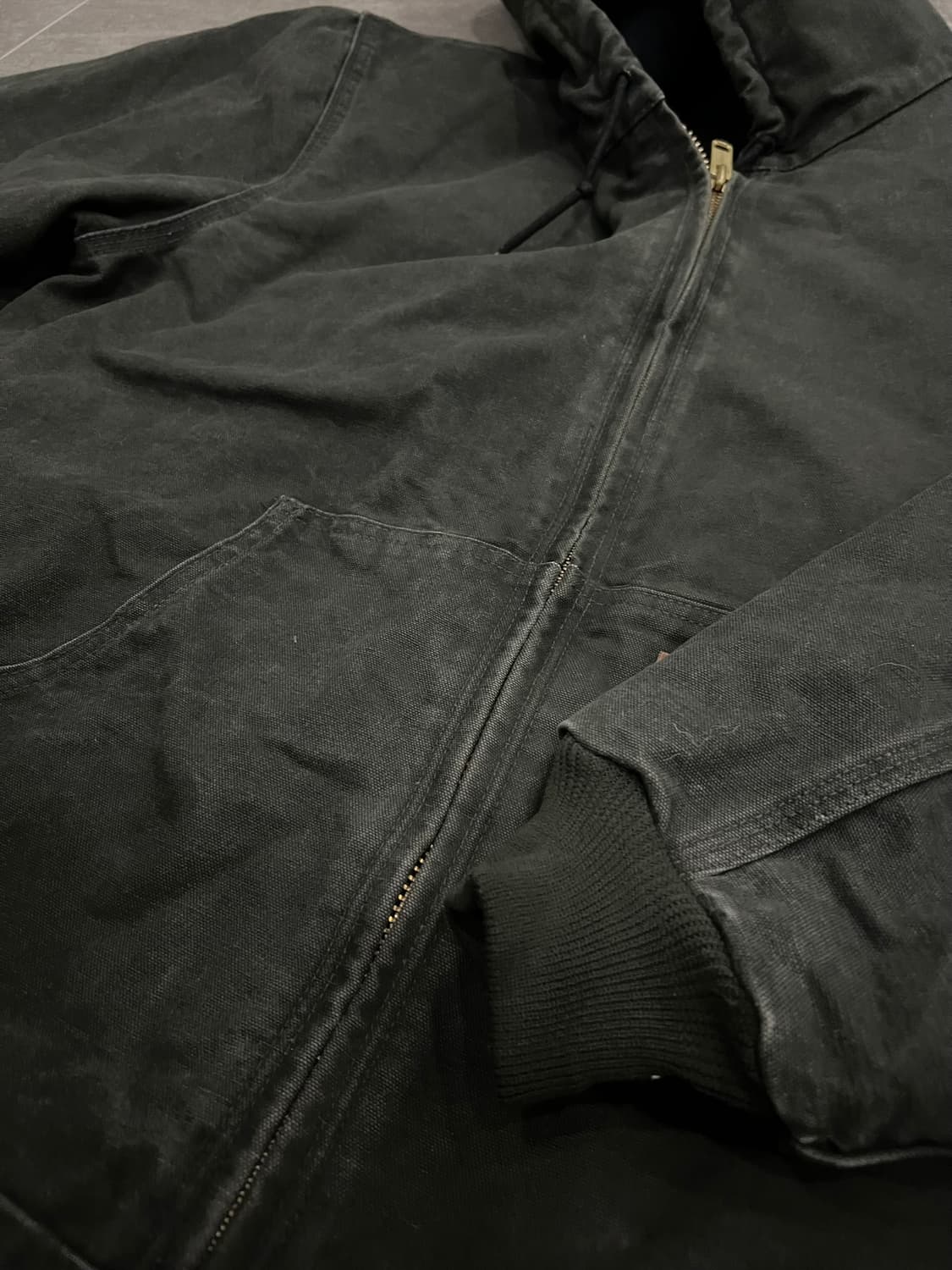 (XL) 칼하트 후드 덕 액티브 자켓 J130 MOS 모스그린 상품이미지7