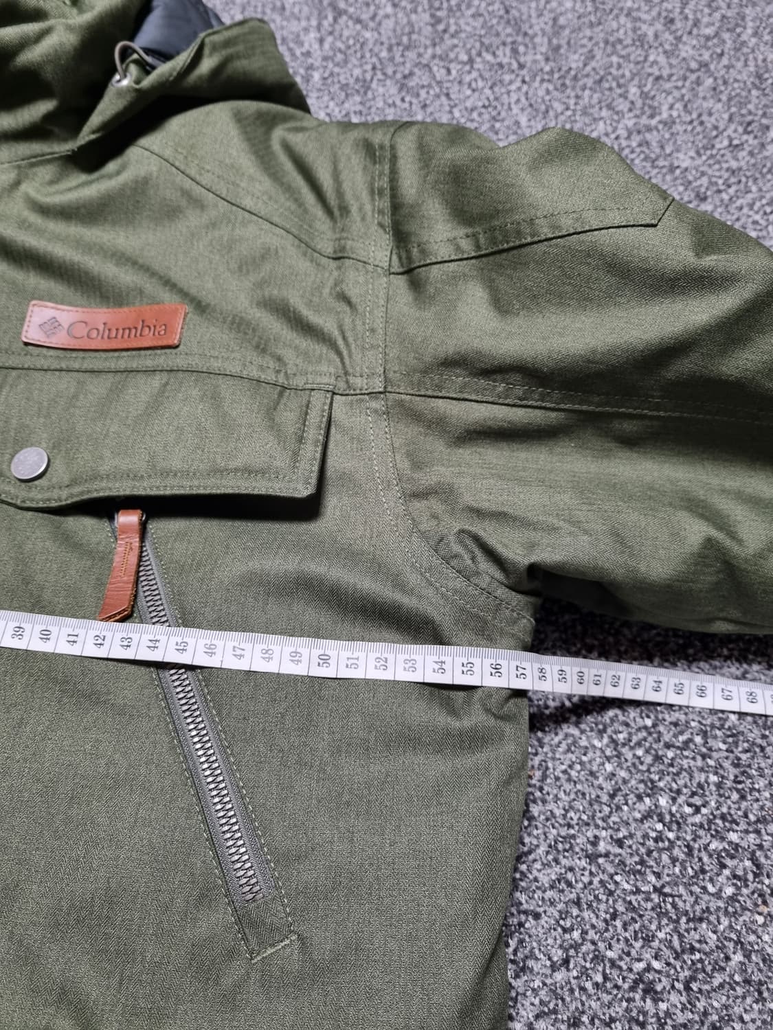 콜롬비아 남성 하프패딩 상품이미지8