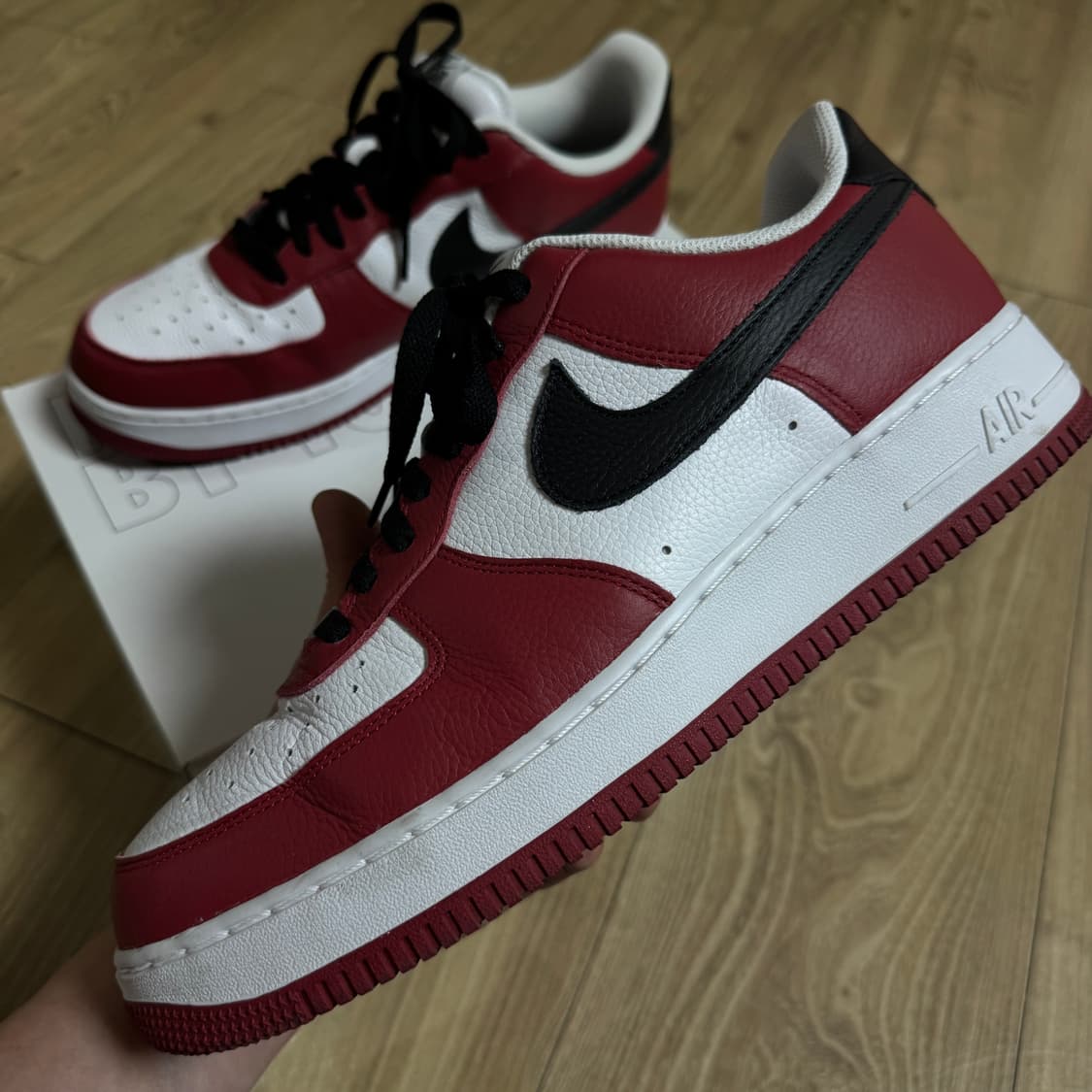 나이키 에어포스1 로우  시카고 컬러웨이 nike by you 상품이미지2