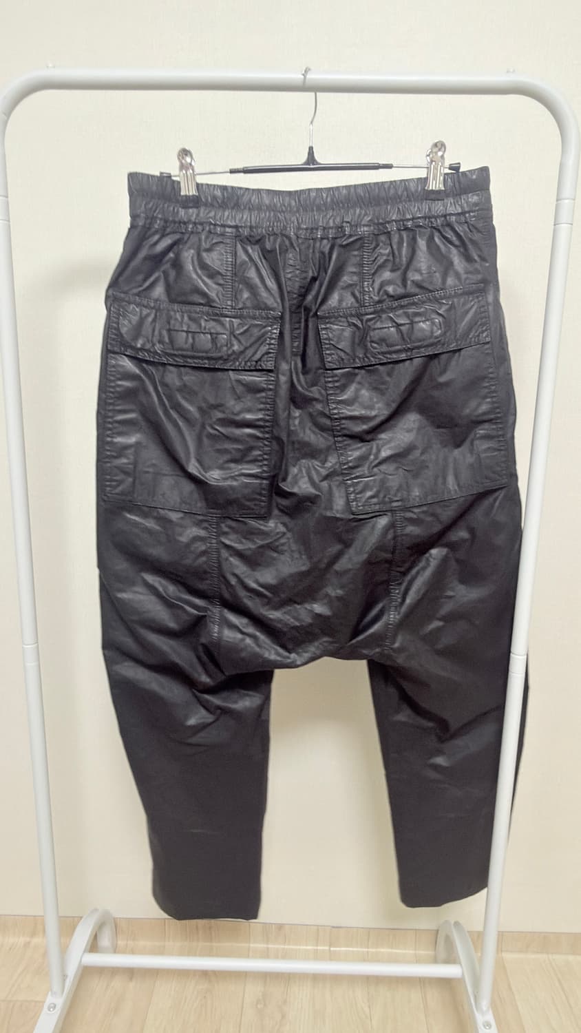 릭오웬스 코팅배기팬츠 국문탭 s사이즈 상품이미지2