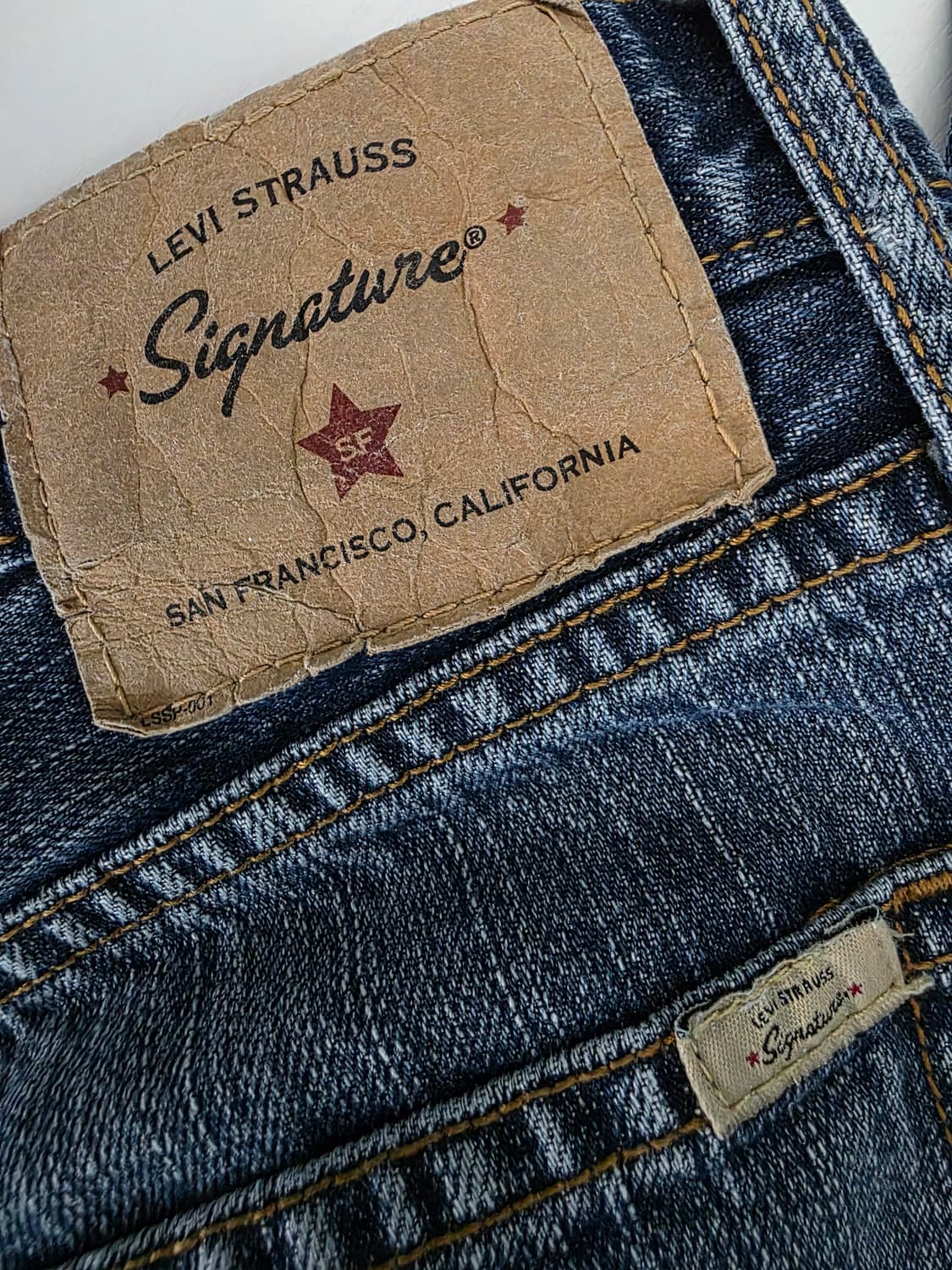 리바이스 시그니처 레귤러 스트레이트 청바지 32 상품이미지8