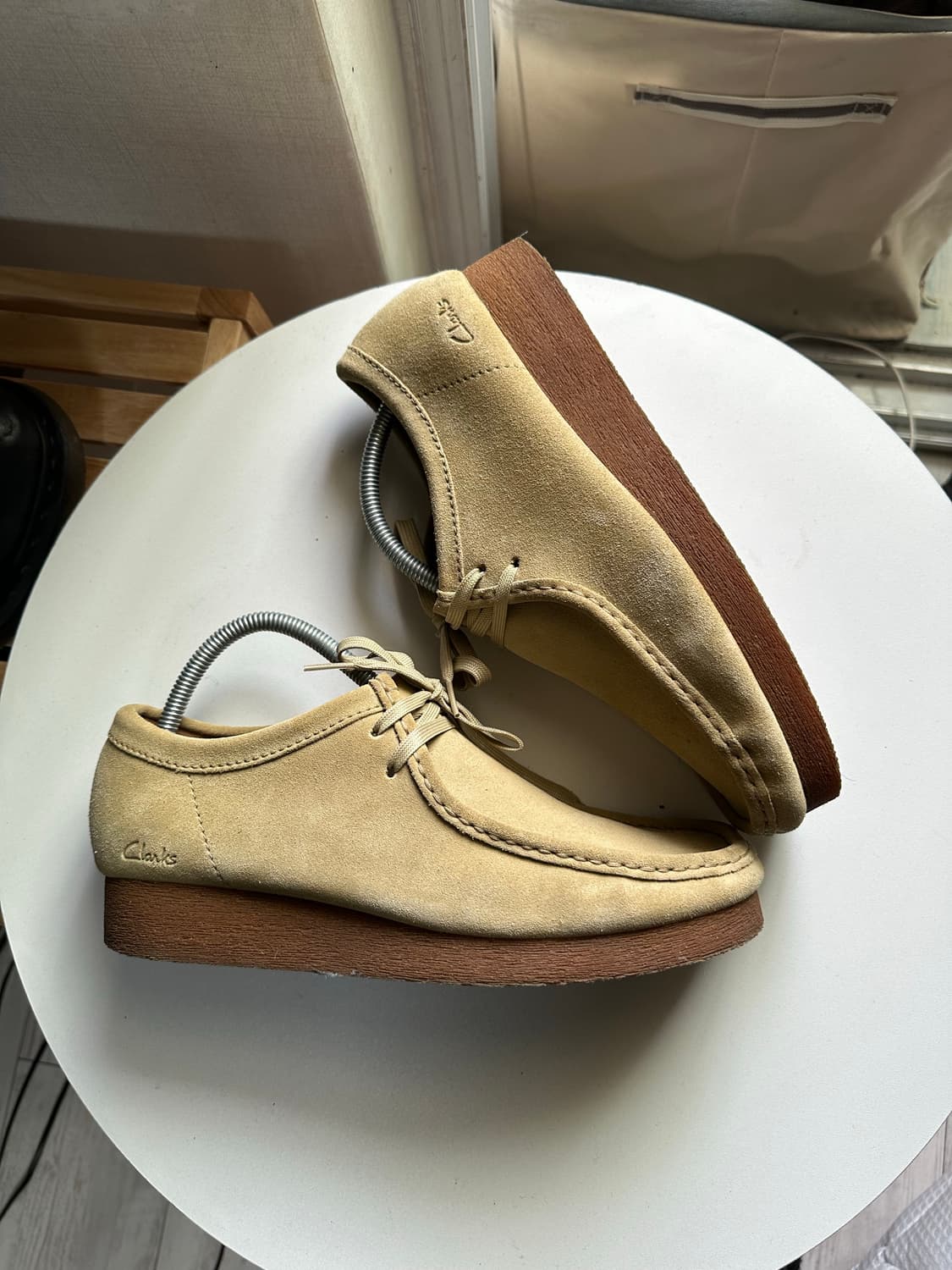 클락스 왈라비 스웨이드 베이지 (9US)265-270 상품이미지4