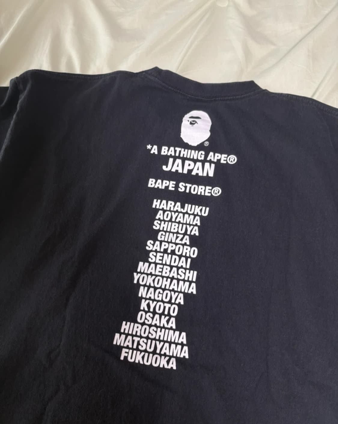 베이프 재팬 에이프 헤드 티셔츠 블랙 3XL 상품이미지4