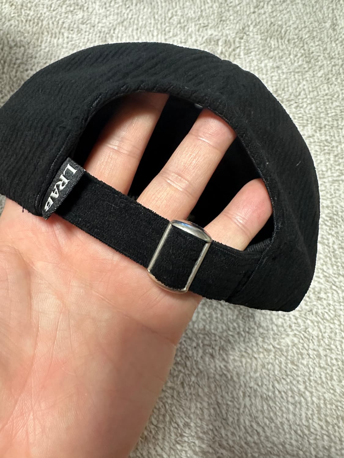 라스트 리조트 코듀로이 캡 블랙 상품이미지3