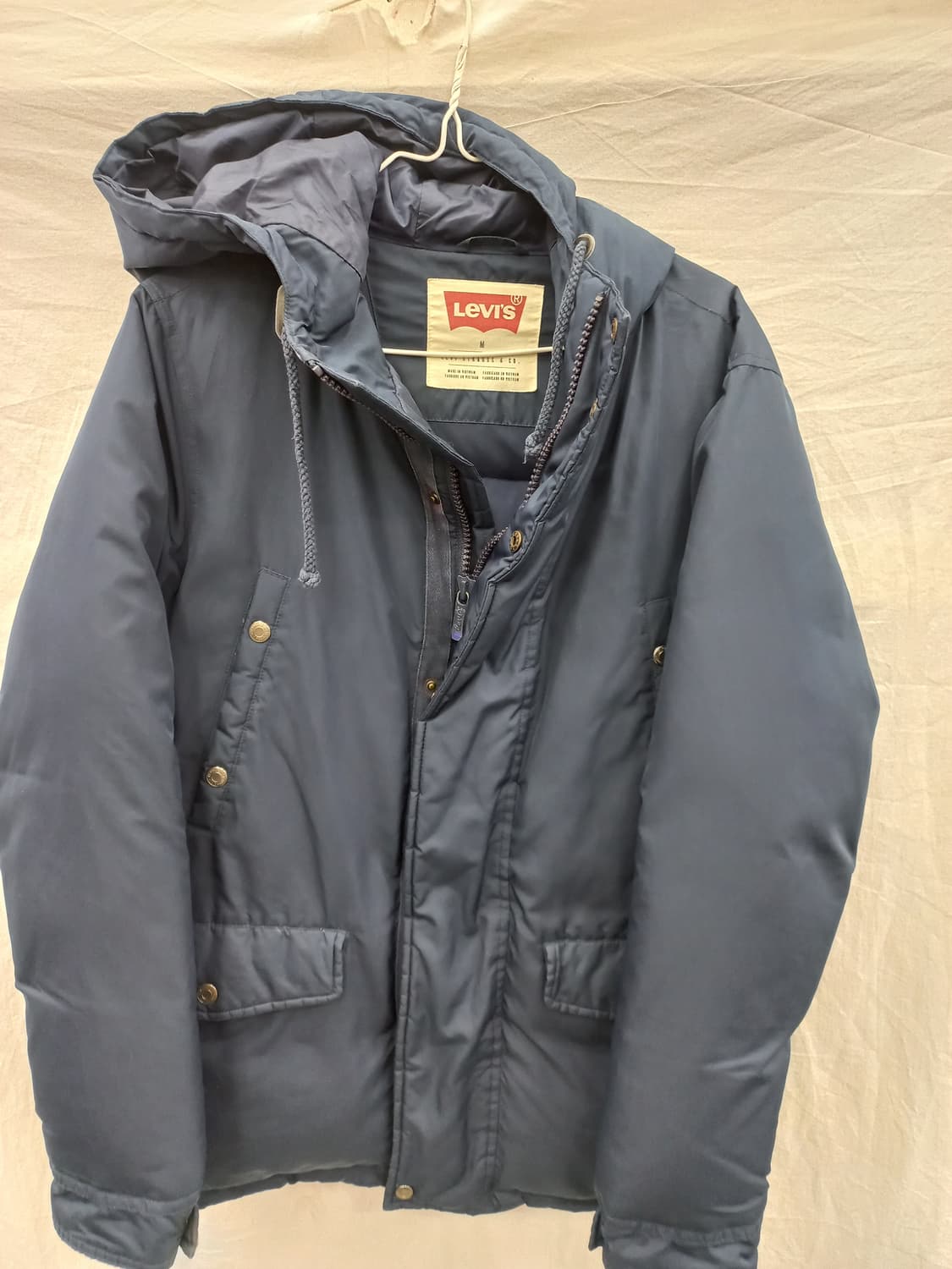 리바이스 남성 패딩 점퍼 네이비 95 상품이미지1