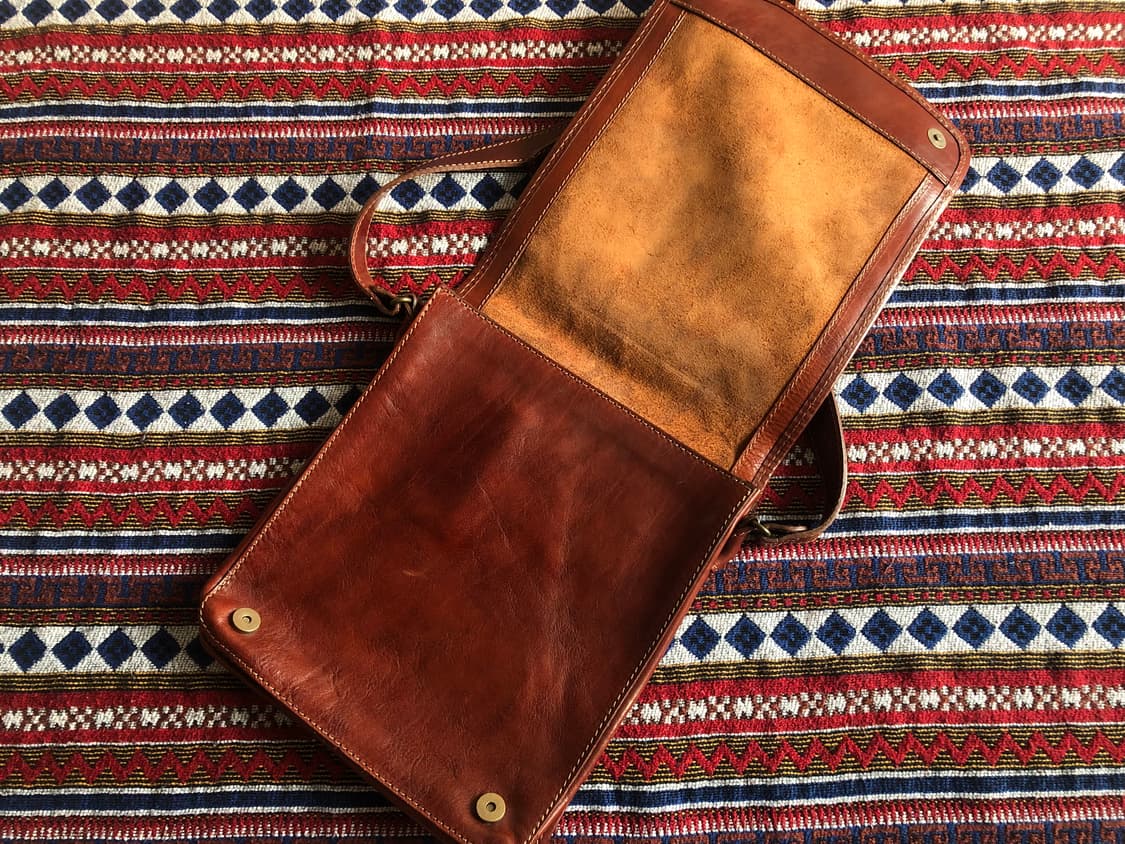 빈티지 이탈리아 레더 크로스백 상품이미지4