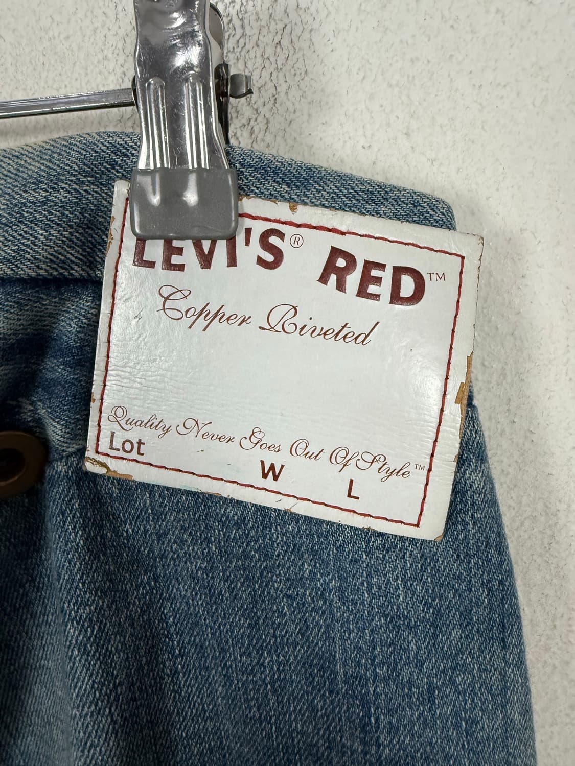 05AW【LEVI'S RED/리바이스 레드】턱시도기 슬랙스 데님 청바지 상품이미지6
