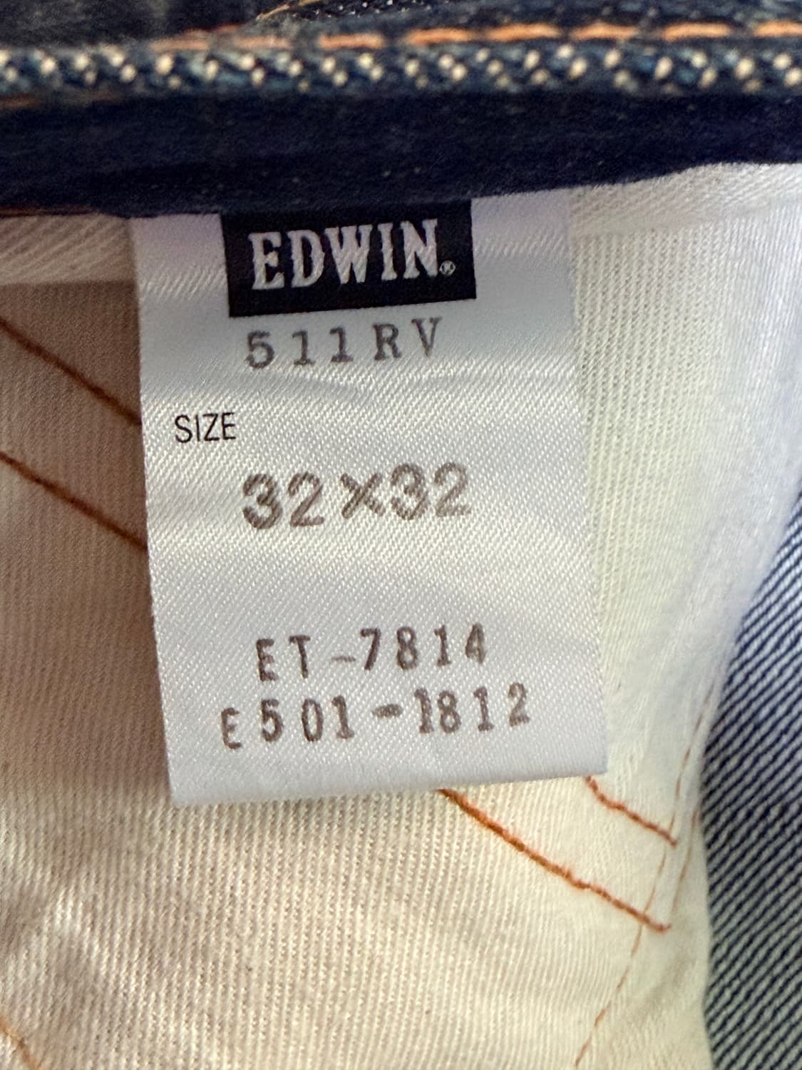 511 에드윈 청바지 32x32 상품이미지7