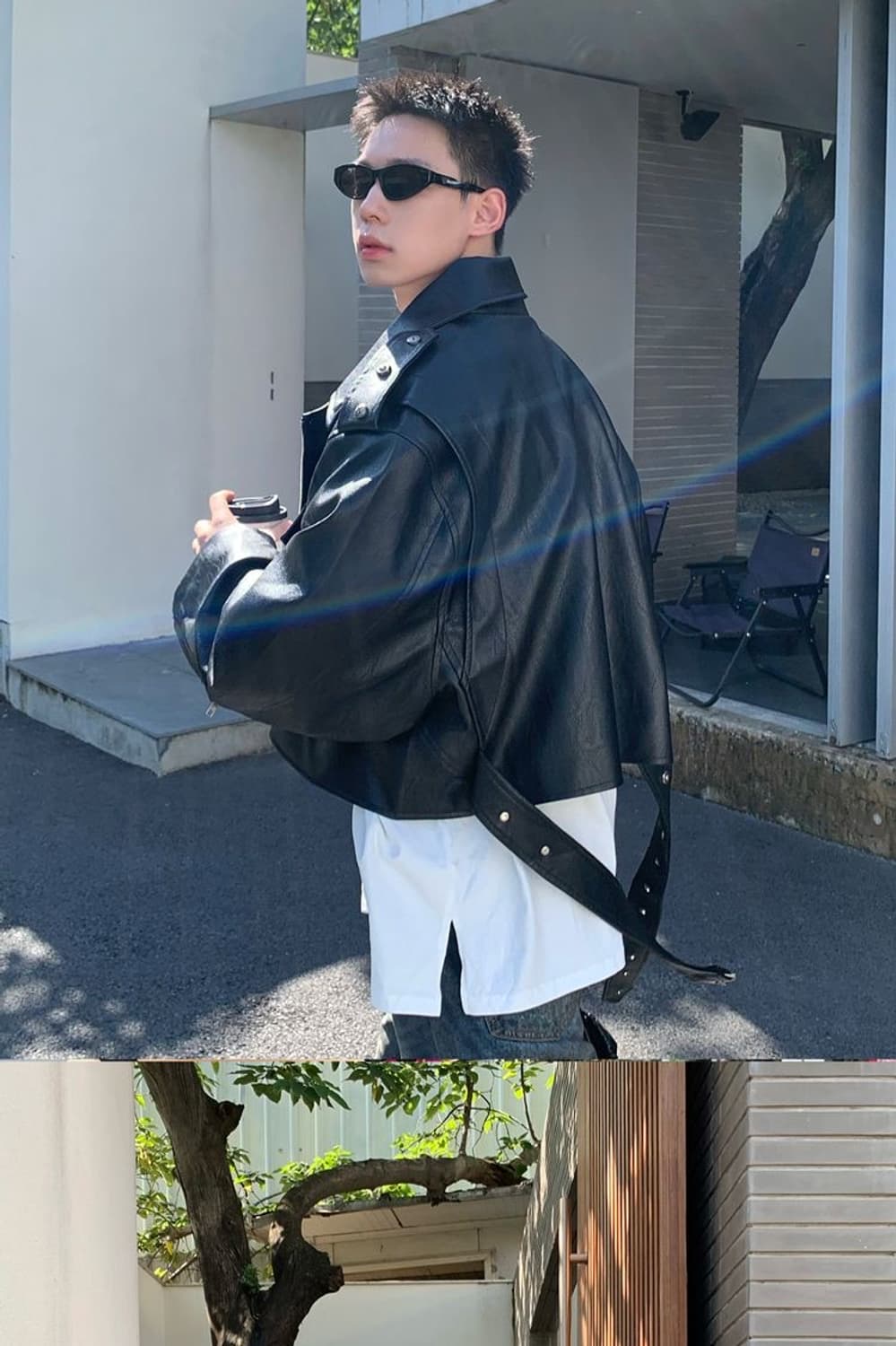 R1DGE 크롭 라이더 가죽자켓 상품이미지6