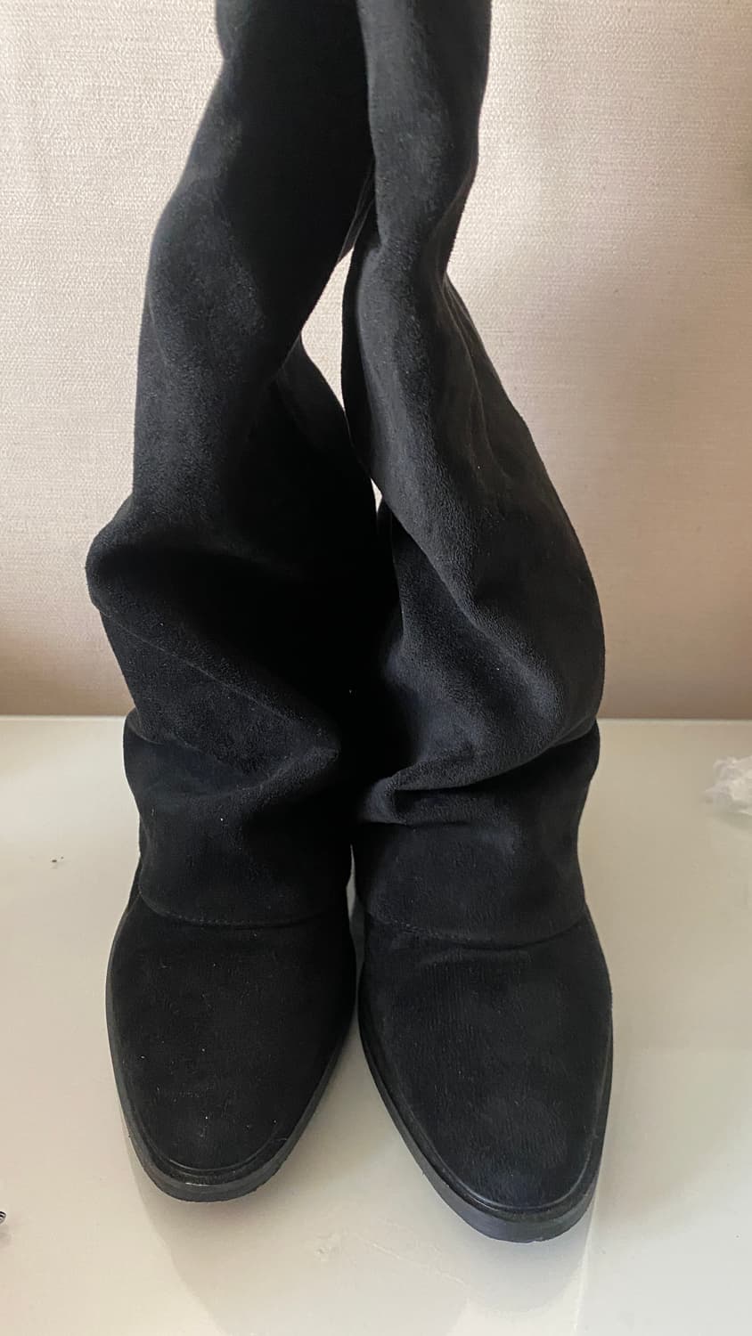 스웨이드 롱부츠 상품이미지4