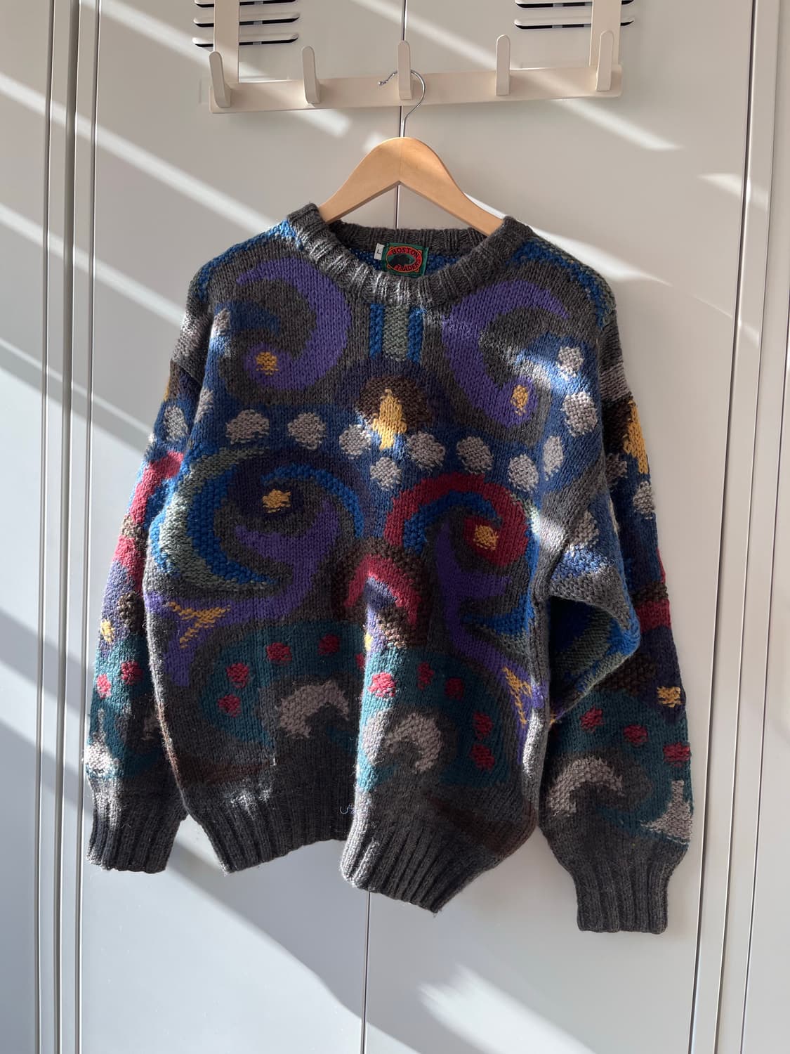 Boston traders 패턴 울 니트 상품이미지3