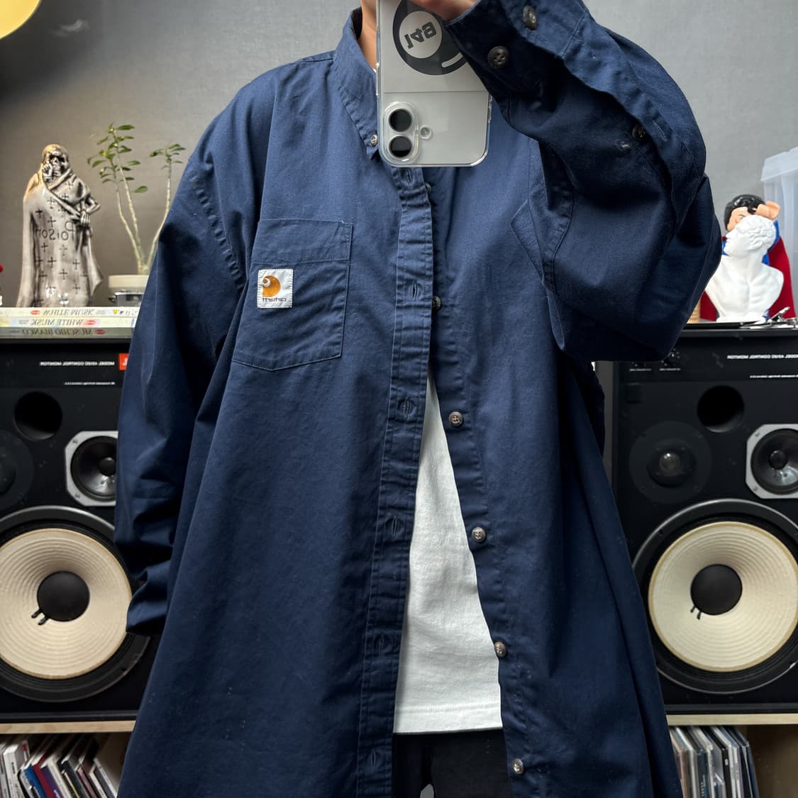 칼하트 네이비셔츠 상품이미지1