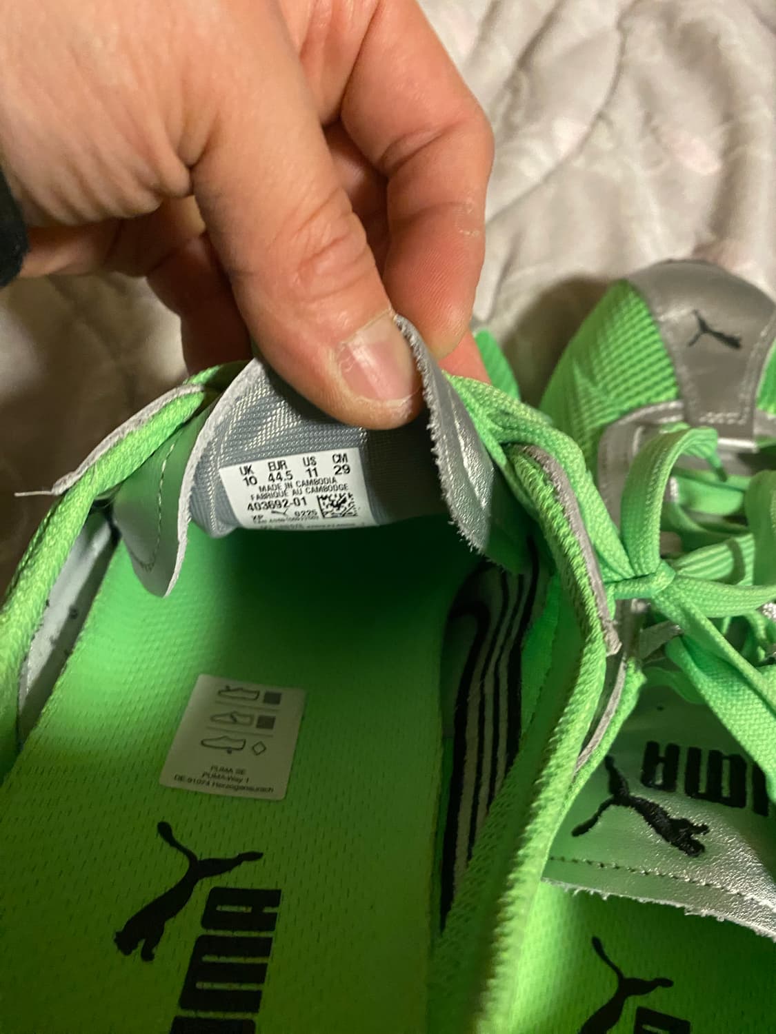 푸마 hstreet og 스니커즈 그린 상품이미지9