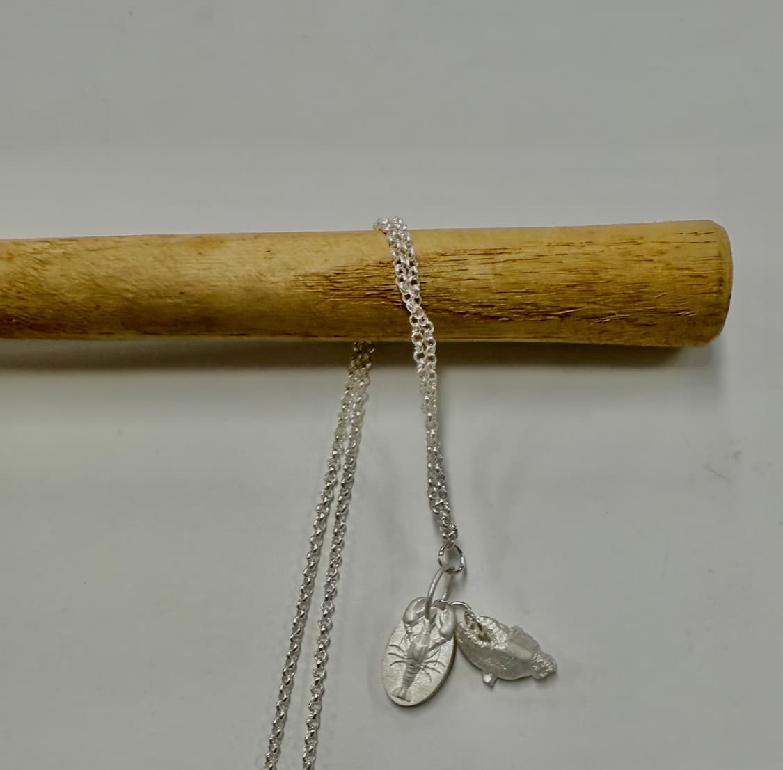 Sterling silver 탈피중인 랍스터 목걸이 상품이미지2