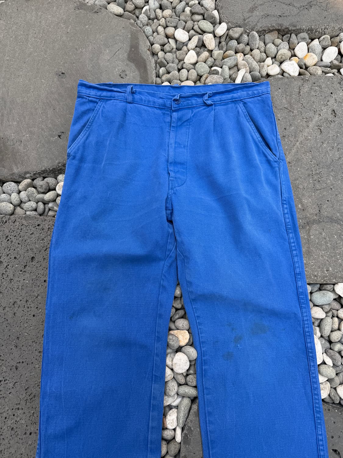 OLD VINTAGE WASHED BLUE FRENCH 프렌치 워크팬츠 상품이미지3