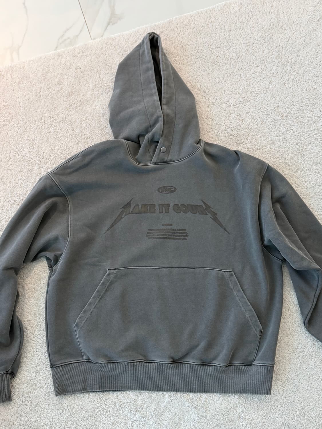 WMC 피그먼트 후드티 100사이즈 상품이미지1